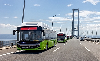 Kocaeli'ye yeni otobüslerden 30'u daha teslim edildi