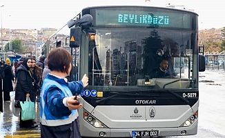 İETT'de ilk kadın metrobüs denetim amiri iş başında