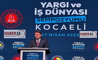 Adalet Bakanı Yılmaz Tunç Yargı ve İş Dünyası Sempozyumuna katıldı