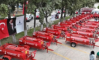 İzmir'de afetlere karşı Orman köylerine 125 su tankeri