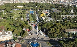 İzmir Kültürpark#039;ta yeşil alanlar artıyor