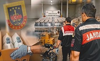 Antalya’da 119 bin 500 litre sahte alkol ele geçirildi