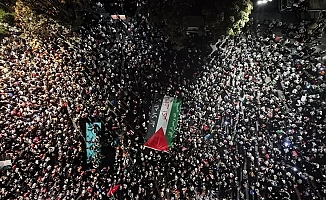 İstanbul’da “Gazze’ye Umut Işığı Ol” yürüyüşü