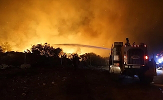 İzmir Buca alevler içinde kaldı