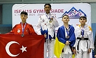 İzmirli öğrenciden taekwondoda dünya ikinciliği