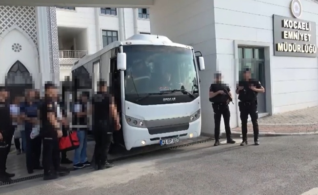 Kocaeli merkezli FETÖ operasyonu!