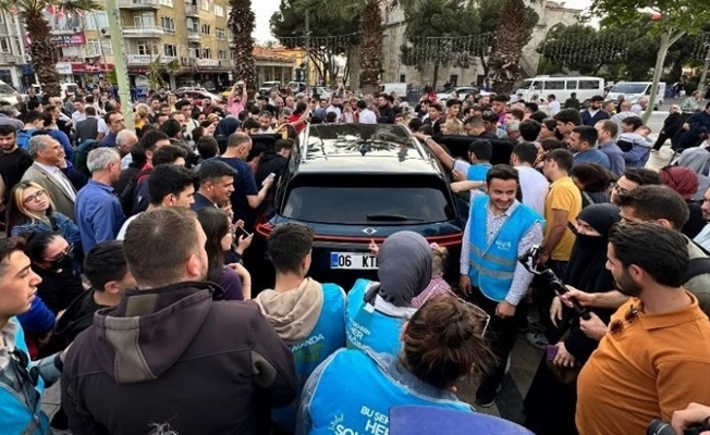Aydında TOGG izdihamı