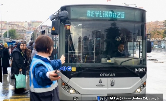 İETT#039;de ilk kadın metrobüs denetim amiri iş başında