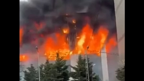Akit TV'nin merkez binasında yangın çıktı