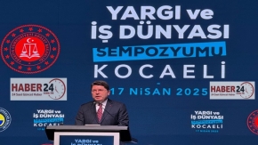Adalet Bakanı Yılmaz Tunç Yargı ve İş Dünyası Sempozyumuna katıldı